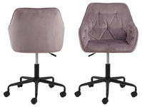 Brooke Krzesło Do Biurka Rózowy