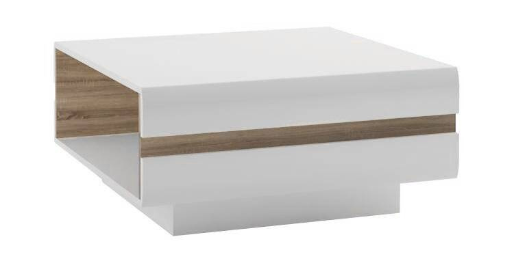 Linate TYP 71 - Stolik Biały/Dąb Truflowy