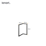 TEEN FLEX TF-15 - Noga Biurka Czarna