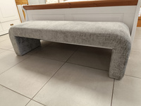 Leith LET70G Ławka tapicerowana srebrno-szara_01