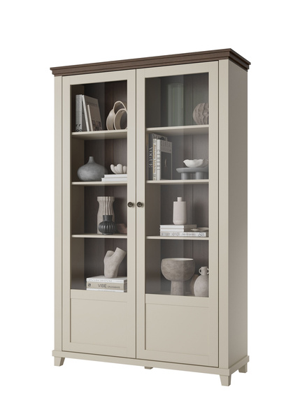 Evora WM - Witryna 2-drzwiowa Beż Jasny Dąb Dunin