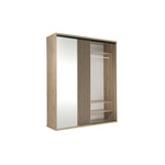 CALI-14 - Szafa 2D z Lustrem Drzwi Przesuwne Artisan