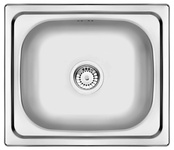 Zlewozmywak stalowy 1-komorowy Doppio