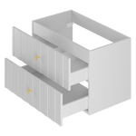 ELEGANTE-06 - Szafka pod Umywalkę 2S 80 cm Biały Mat