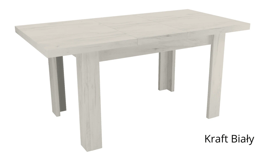 Mały Stół Rozkładany Do Jadalni Kraft Biały