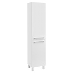 Astor Słupek Wysoki 2-drzwiowy 40 cm Sol Biały Połysk