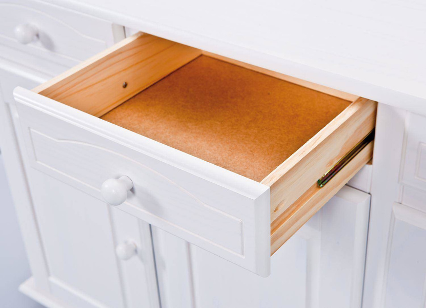 Komoda LIVIO drewniana biała