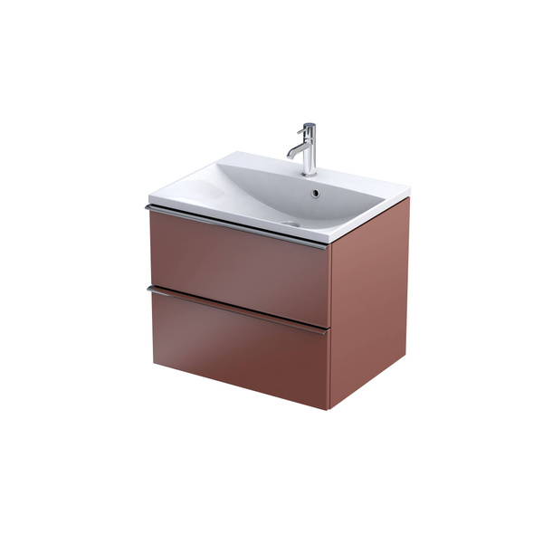 Oristo Szafka z Umywalką ETNA UNI 60 cm Czerwone