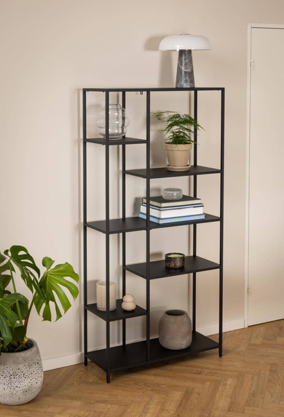 Newcastle czarny regał na książki