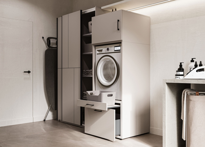 Aza - Zabudowa na Pralkę/Suszarkę 1S1P Kaszmir