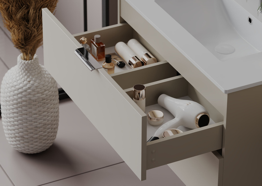 PILE-01 Szafka Pod Umywalkę 2S 80 cm Cashmere