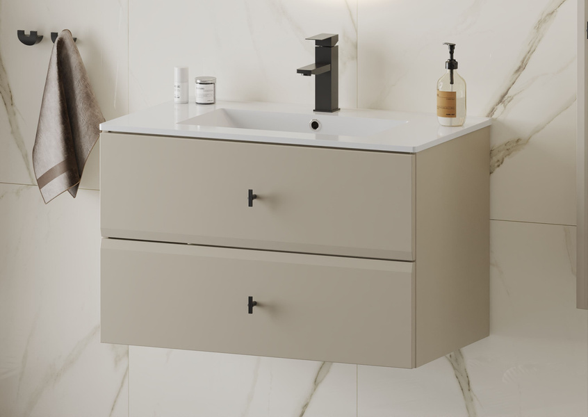 RAY-01 - Szafka pod Umywalkę 2S 80 cm Kaszmir mat