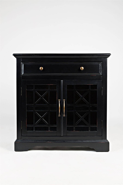 AV275-32 Komoda 2D/1S Avola Antique Black