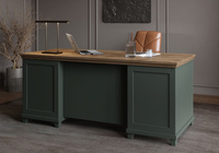 Evora Office - Biurko 1D4S Zielony Dąb Lefkas