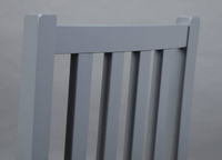 Krzesło do jadalni LUZERNA drewniane szare