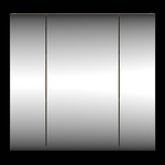 LUSTRO-02 - Szafka Wisząca z Lustrem 3D 80cm Dąb Wotan