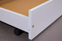 Łóżko SURF 90x200 z ramą drewniane białe