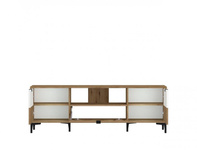 Ricko RIKF02 - Komoda RTV 2D1K Biała/Dąb Coast Evoke