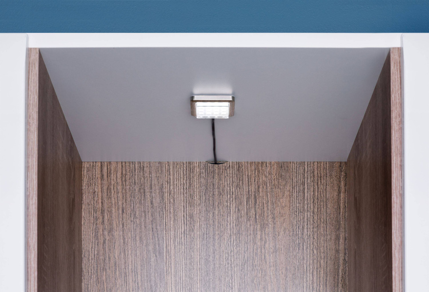 Oświetlenie LED Quatro 1 Pkt Białe Zimne