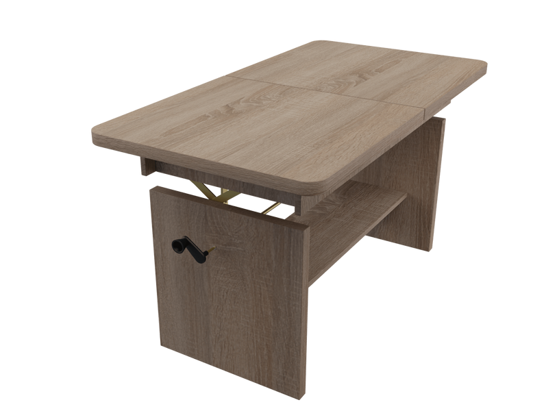 JANEK - Ławostół Ława Rozkładana Stolik Kawowy Dąb Truflowy