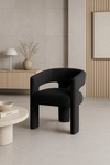 Leith LET71BLK Krzesło tapicerowane