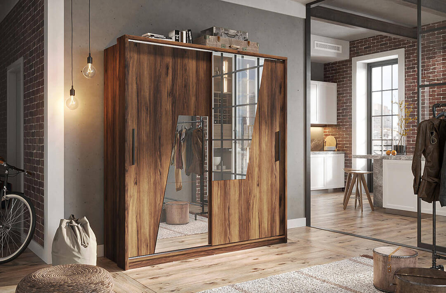 ARTI AR-24 - Szafa Przesuwna 2-drzwiowa Dąb Catania