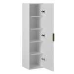 RADOM-08 - Słupek Wysoki 1-drzwiowy 130cm Biały Mat
