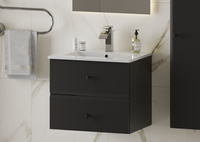 RAY-02 - Szafka pod Umywalkę 2S 60 cm Czarny Mat