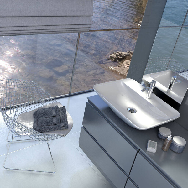 Oristo Szafka pod Umywalkę BRYLANT UNI 60 cm Niebieski