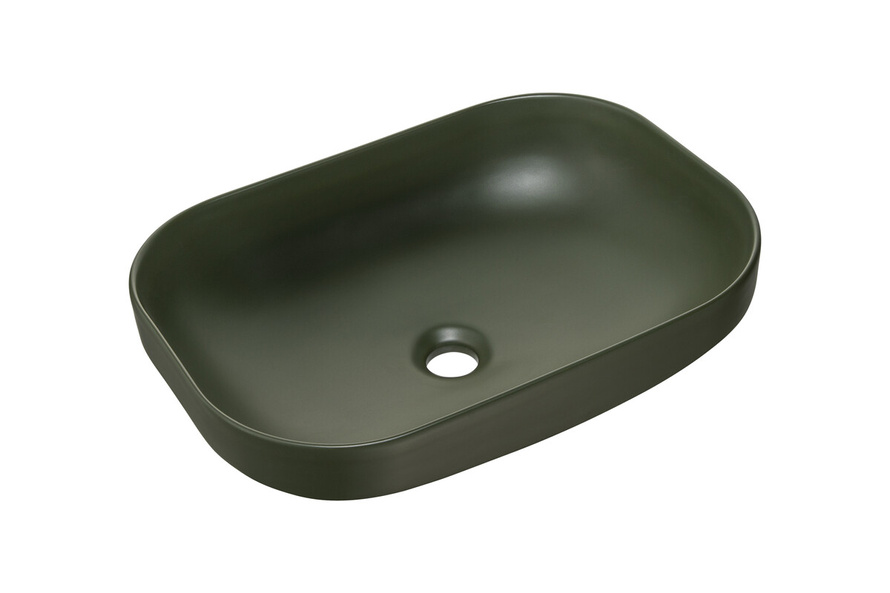 Umywalka Nablatowa Ceramiczna UN-NELI-MFG Zielony Mat