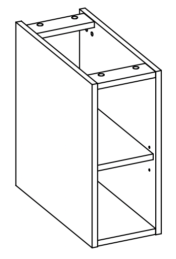 SANTA FE OAK 81-01-A Regał dolny