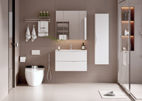 CLEO-03 - Słupek Wysoki 1-drzwiowy Biały Mat