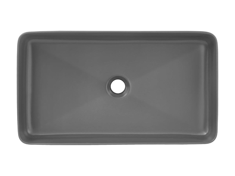Nowoczesna umywalka E-6275 DARK MATT GREY