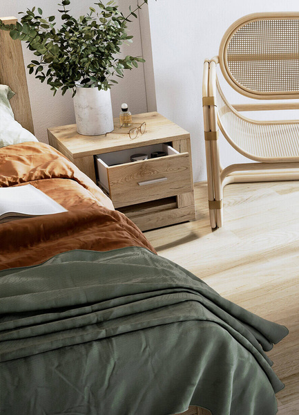 IDEA ID-07 - Stolik Nocny Szary