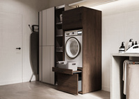 Aza - Zabudowa na Pralkę/Suszarkę 1S1P Orzech Villa