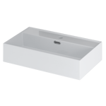 Umywalka Ceramiczna Nablatowa Apolis 60 cm Biały Połysk