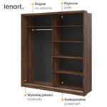 ARTI AR-24 - Szafa Przesuwna 2-drzwiowa Dąb Catania