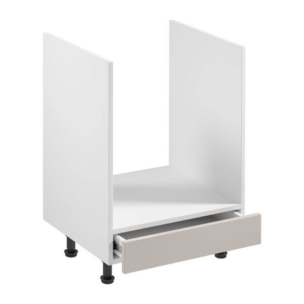 Szafka Kuchenna Dolna 1S Zabudowa Kuchenki Sorento D60ZK Biały Mat Beżowy Mat