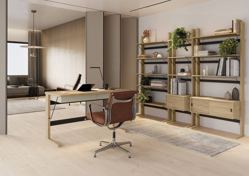 OLLIE OL-06 - Biurko 2S Dąb Olejowany