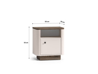 Szafka Nocna 1D VILAVIO 07 Dąb Windmill Dark Cashmere