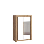 LIVINIO-5 - Witryna 2-drzwiowa Ribbeck Biały Połysk