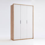 Asti AS-23-WB - Szafa 3-drzwiowa Dąb Craft Biały Połysk