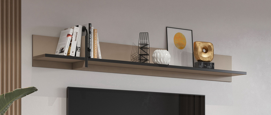 Cross - Półka Wisząca Congo Czarny Mat