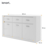 ARTI AR-09 - Komoda 3D3S Biała