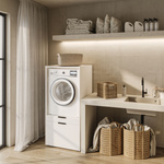 Andiamo - Zabudowa na Pralkę/Suszarkę 1S1P Biały Mat