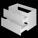 MONA-01 - Szafka Pod Umywalkę 2S 80cm Biały Mat