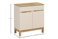 Zestaw Szafka Pod Umywalkę z Blatem 80 cm Bali Cashmere