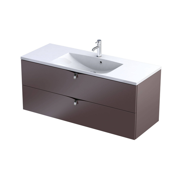 Oristo Szafka pod Umywalkę SIENA UNI 120 cm Brązowy mat