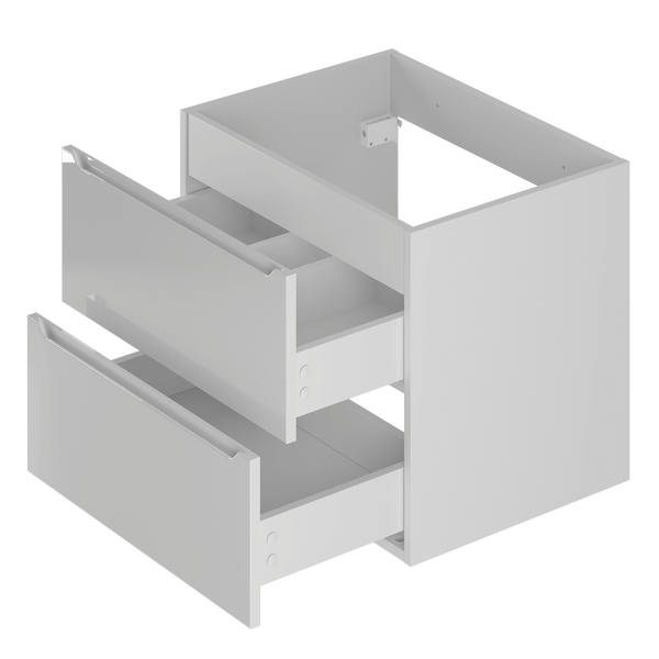 ETNA-02 Szafka pod Umywalkę 2S 60 cm Biały Mat Biały Połysk