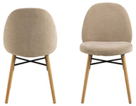 Actona Krzesło do Jadalni Sophia Beżowy